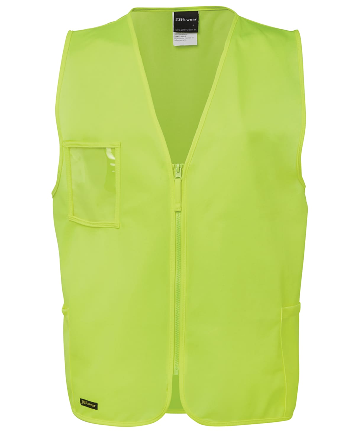 JB's Hi Vis Zip Safety Vest