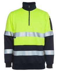 JB's Hi Vis (D+N) 1/2 Zip Fleecy Sweat