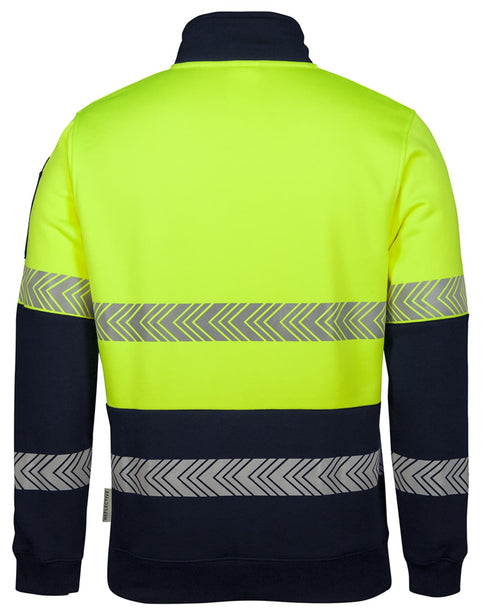 JB's Hi Vis ½ Zip Segmented Tape Fleecy