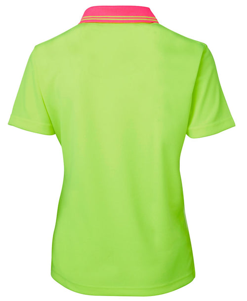 JB's Ladies Hi Vis S/S Comfort Polo