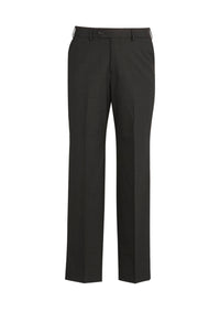 Mens Comfort Wool Stretch Flat Front Pant