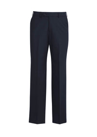 Mens Comfort Wool Stretch Flat Front Pant