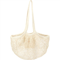 Riviera Cotton Mesh Market Bag w/ Zippered Pouch