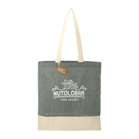 Split Recycled 150ml Cotton Twill Convention Tote