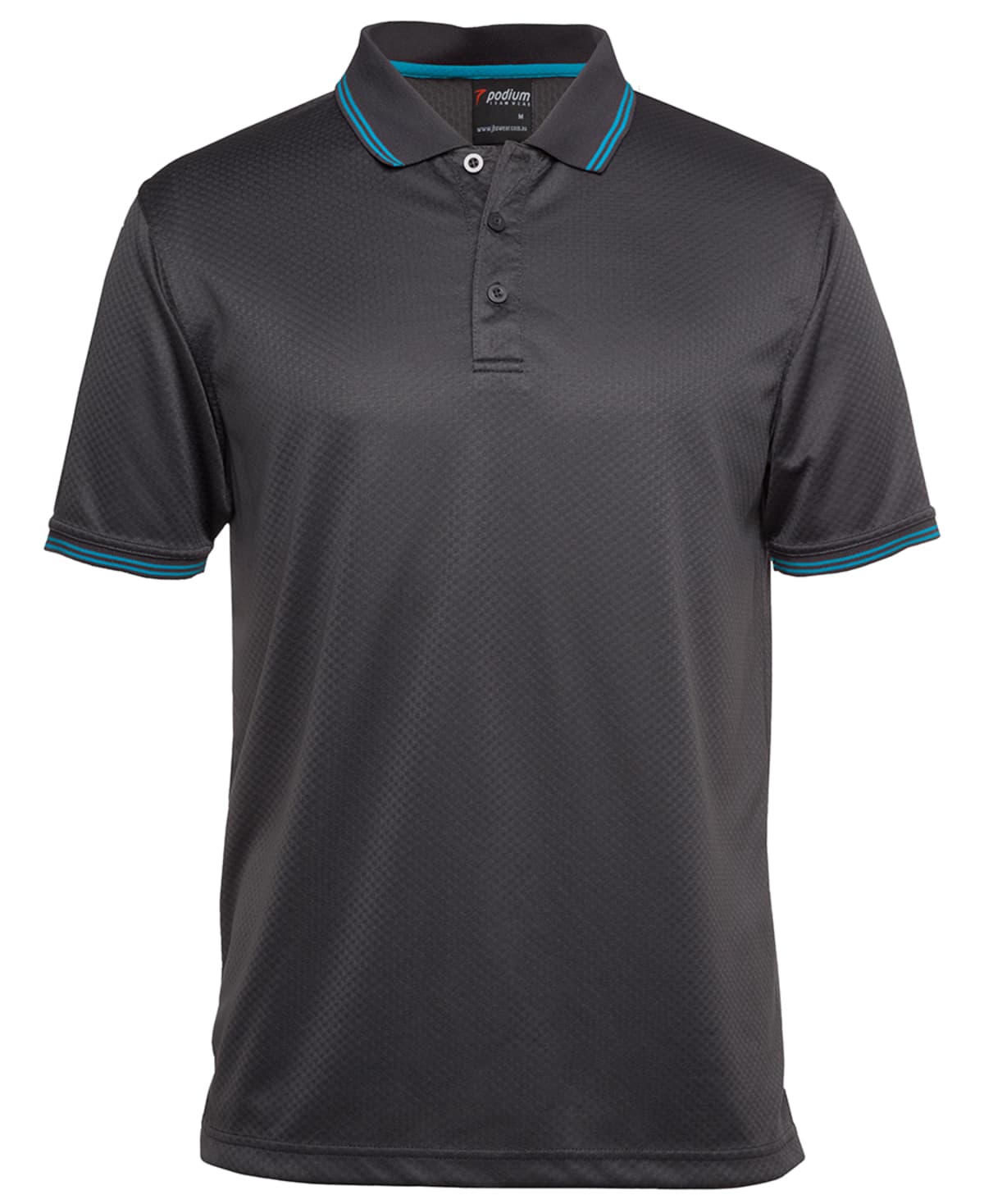 Podium Jacquard Contrast Polo