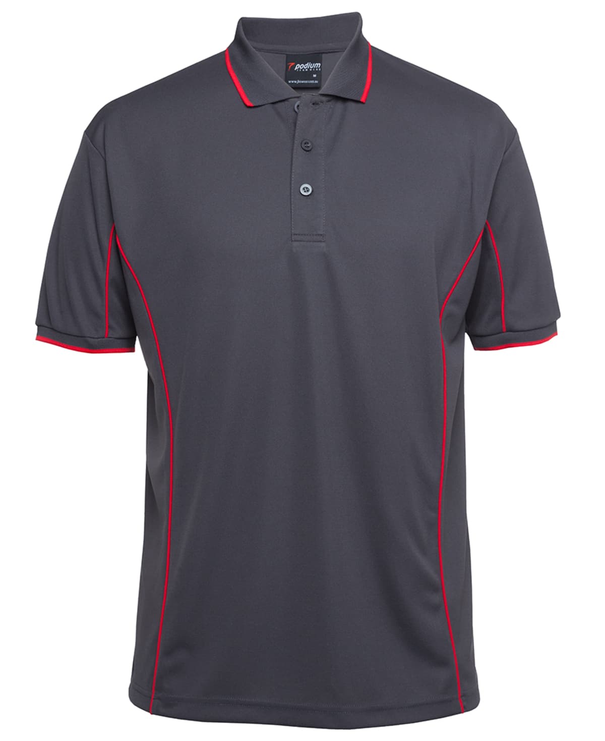 Podium S/S Piping Polo