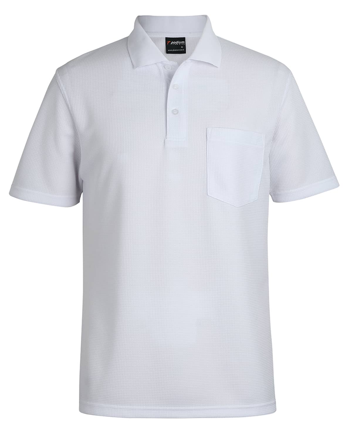 Podium Waffle Pocket Polo