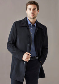 Cavalry Twill Mens Lined Car Coat