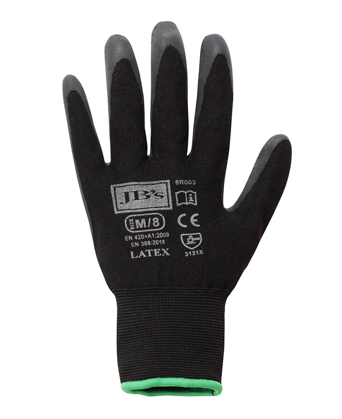 JB's Black Latex Glove (12 pack)