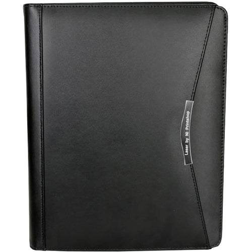 The Metropolitan Immitation Leather A4 Zippered Compendium