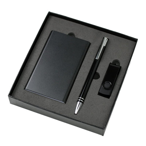 Gift Set - USB in 4G + Power Bank + Cable + Pen