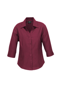 Oasis Ladies Plain 3/4 Sleeve Shirt