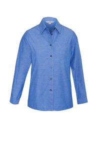 Womens Chambray Long Sleeve Shirt