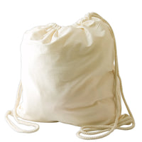 Calico Drawstring Library Backpack