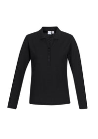 Womens Crew Long Sleeve Polo