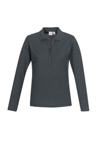 Womens Crew Long Sleeve Polo
