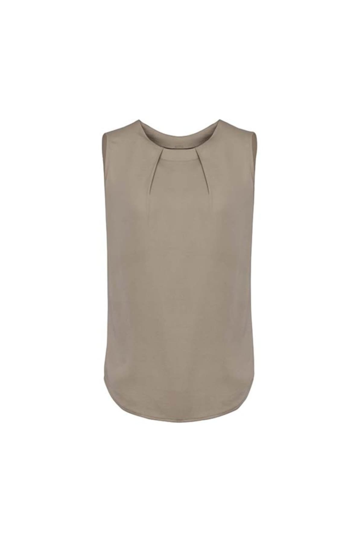 Womens Estelle Sleeveless Pleat Detail Blouse