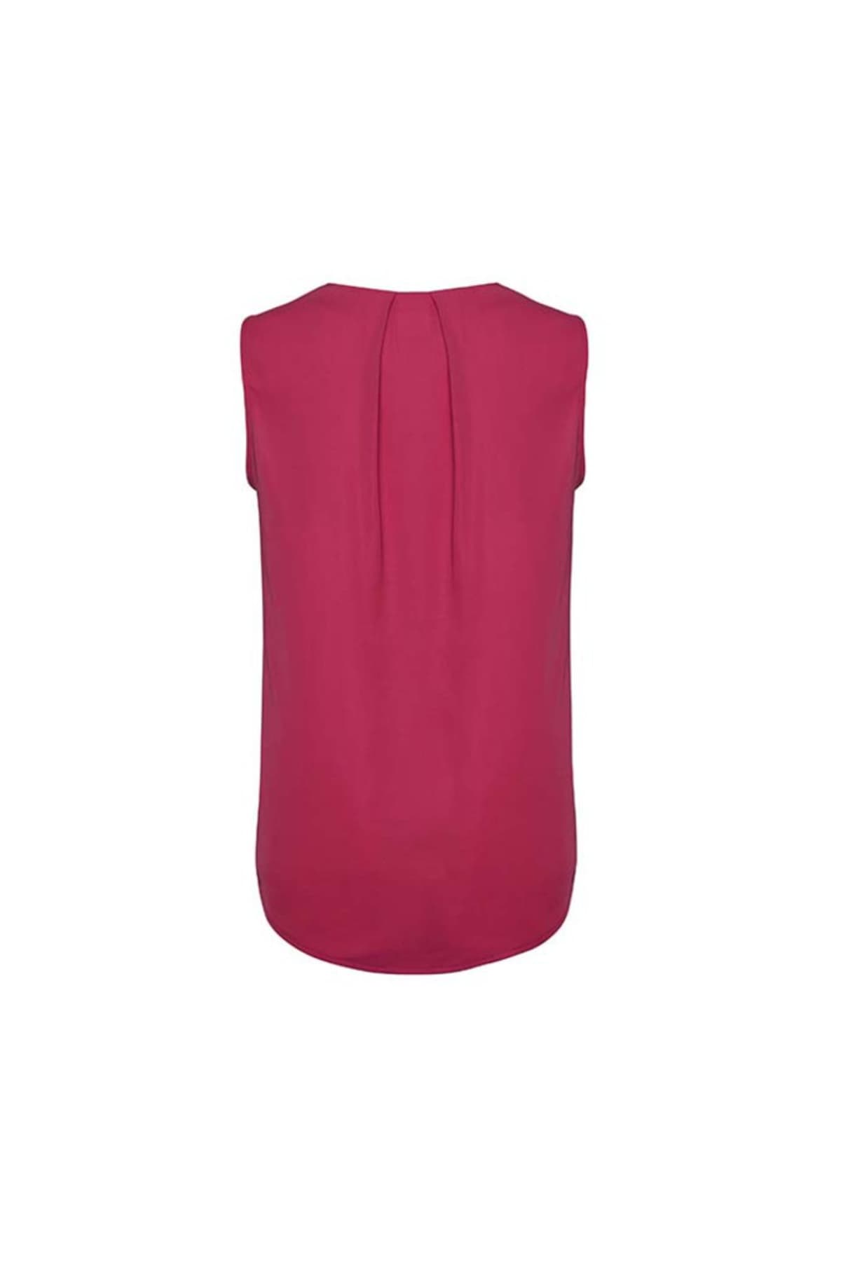 Womens Estelle Sleeveless Pleat Detail Blouse