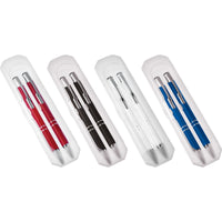 Pen set in case