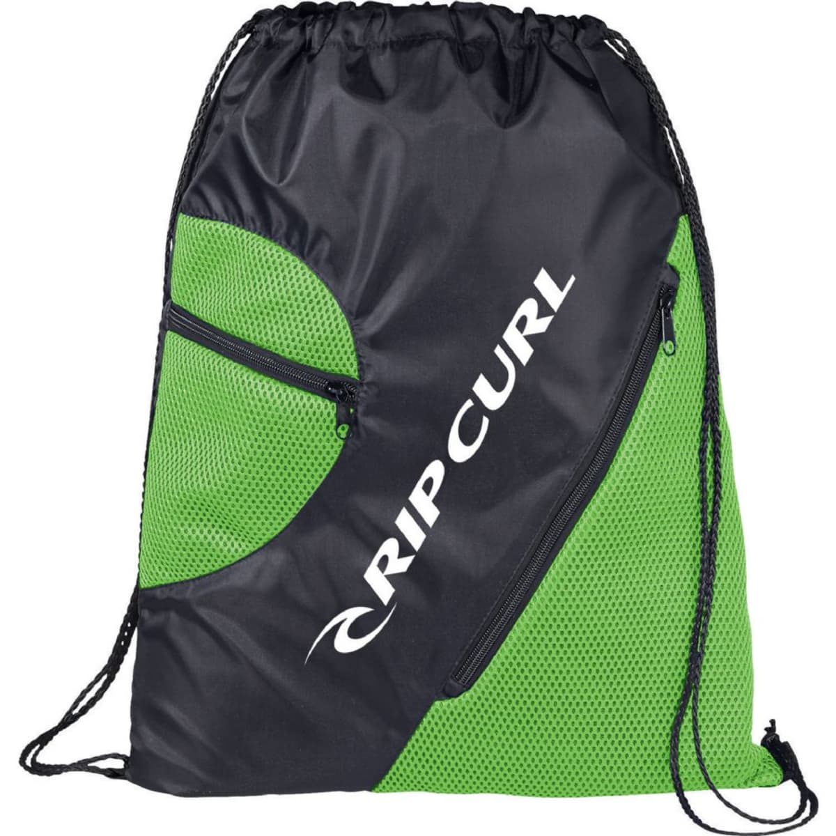 Zippered Mesh Drawstring Sportspack