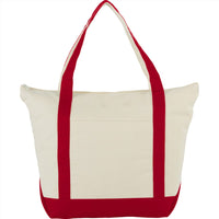 Zippered Cotton Tote 37L