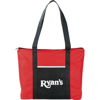 Timeline Non-Woven Zipper Business Tote