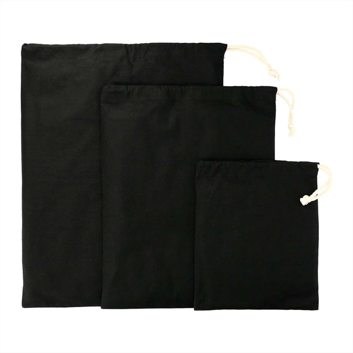 5oz. Cotton 3pc Travel Pouches