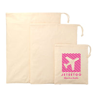 5oz. Cotton 3pc Travel Pouches