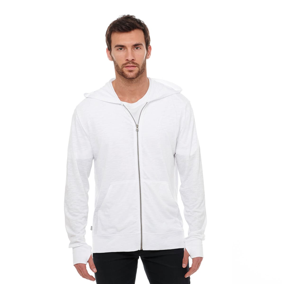 Garner Knit Full Zip Hoody - Mens