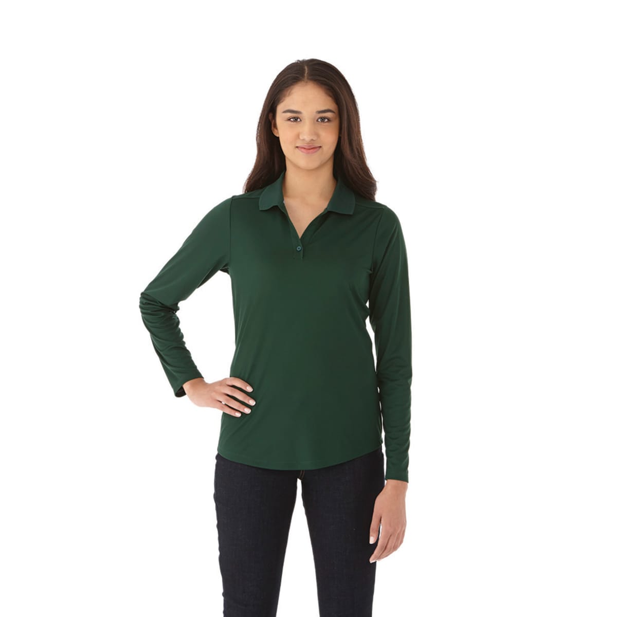 Mori Long Sleeve Polo - Womens