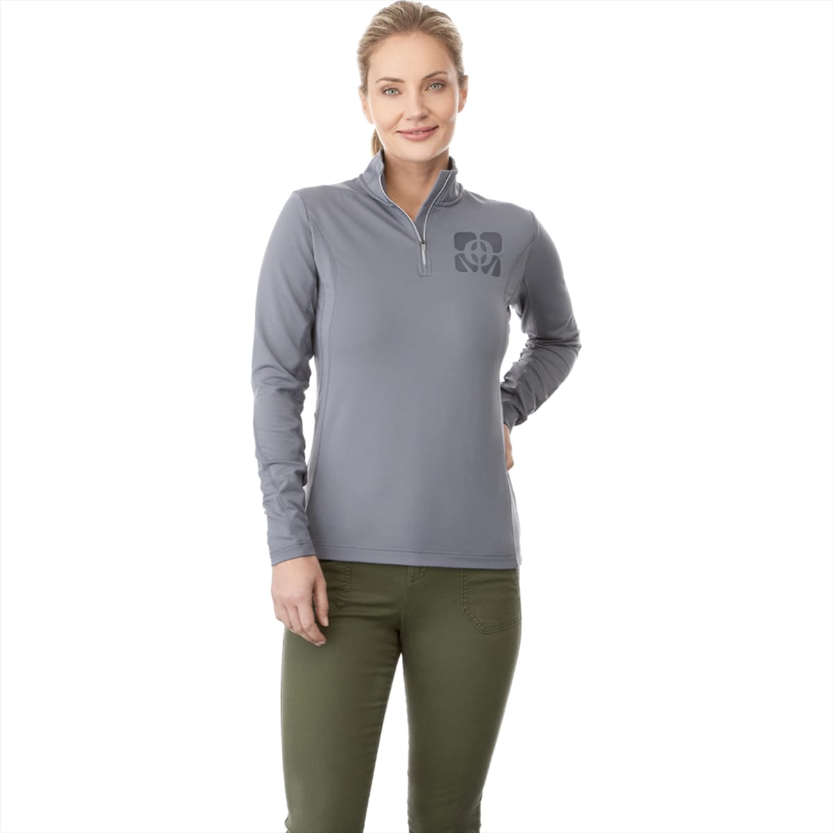 Caltech Knit Quarter Zip - Womens