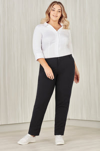 Womens Comfort Waist Straight Leg Pant