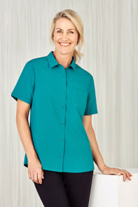 Womens Florence Plain Short Sleeve Shirt