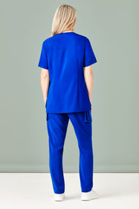 Womens Avery Round Neck Scrub Top