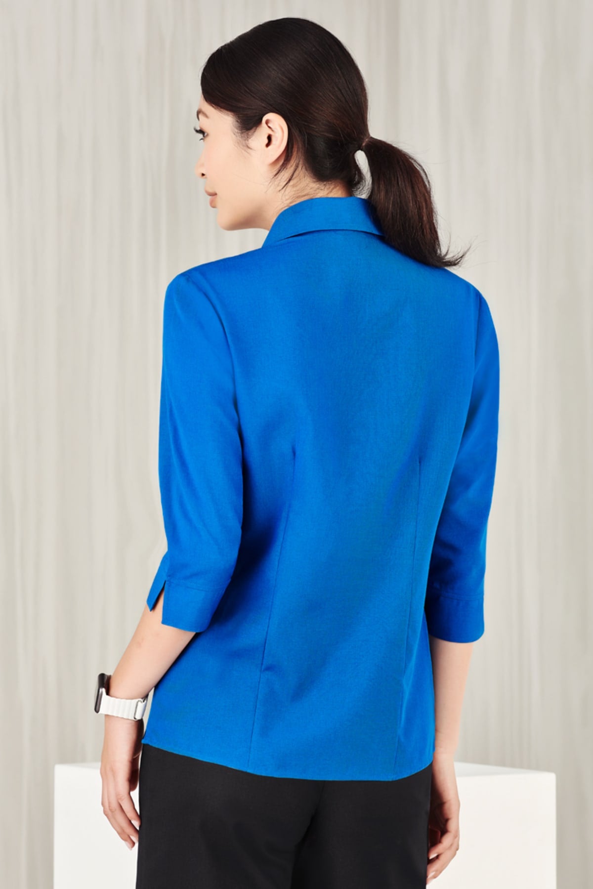 Oasis Ladies Plain 3/4 Sleeve Shirt