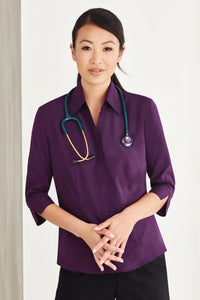 Oasis Ladies Plain 3/4 Sleeve Shirt