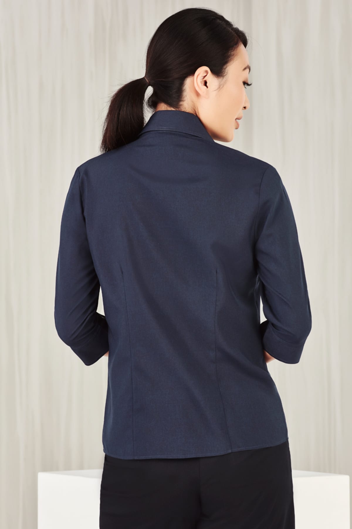 Oasis Ladies Plain 3/4 Sleeve Shirt