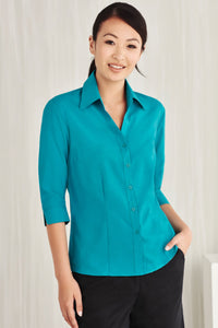 Oasis Ladies Plain 3/4 Sleeve Shirt