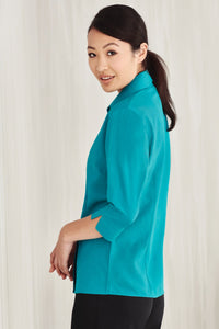 Oasis Ladies Plain 3/4 Sleeve Shirt