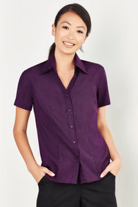 Oasis Ladies Plain Short Sleeve Shirt