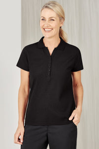 Womens Crew Short Sleeve Polo