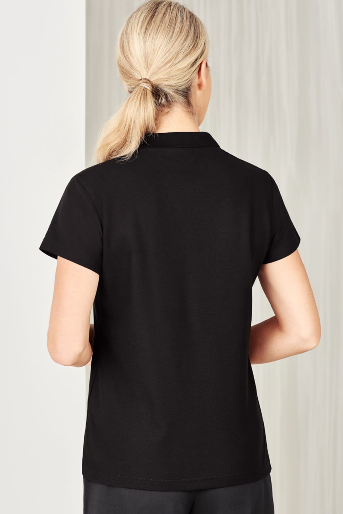 Womens Crew Short Sleeve Polo