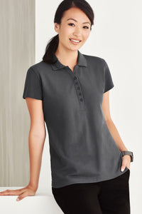 Womens Crew Short Sleeve Polo