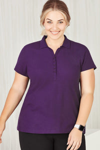 Womens Crew Short Sleeve Polo