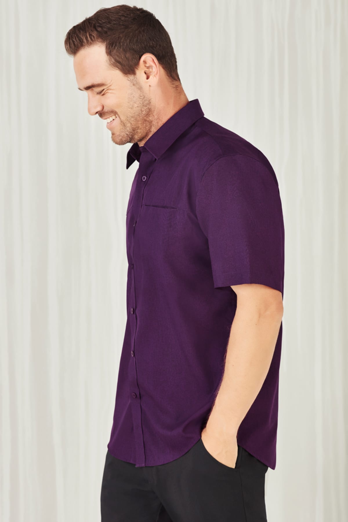 Oasis Mens Plain Short Sleeve Shirt