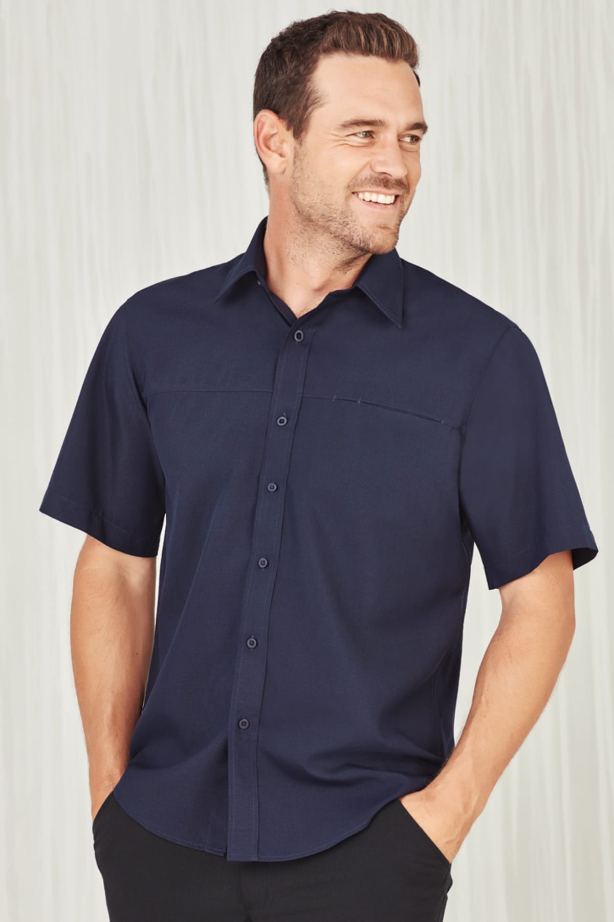 Oasis Mens Plain Short Sleeve Shirt