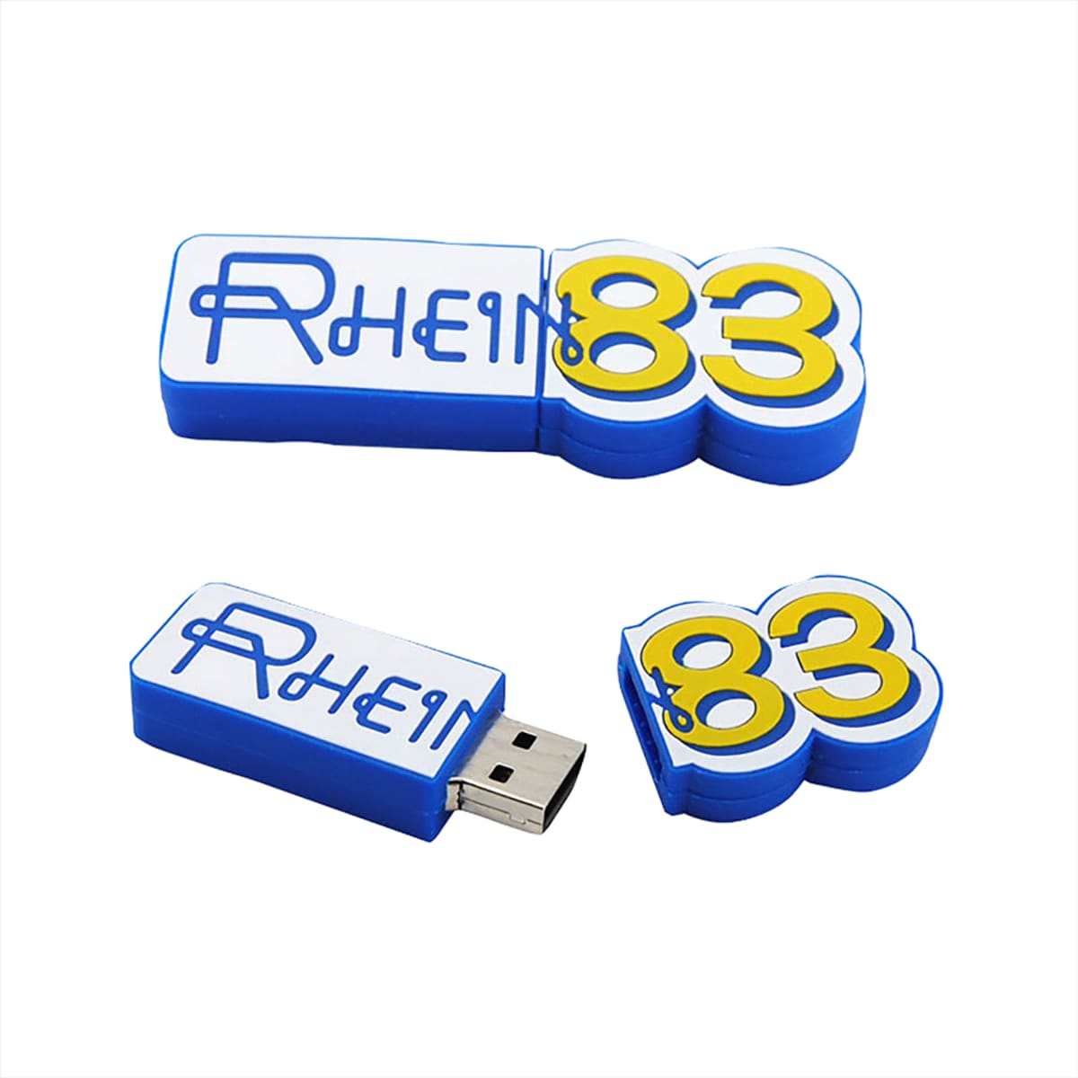 2D Custom USB Flash Drive - Factory Direct Indent Pricing