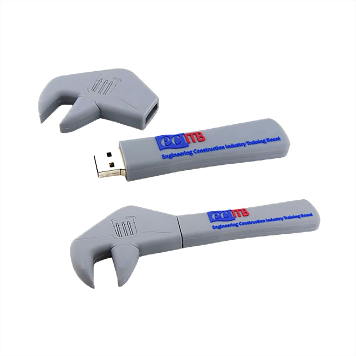 2D Custom USB Flash Drive - Factory Direct Indent Pricing