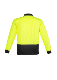 Unisex Hi Vis Basic Long Sleeve Polo