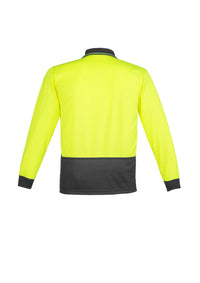 Unisex Hi Vis Basic Long Sleeve Polo